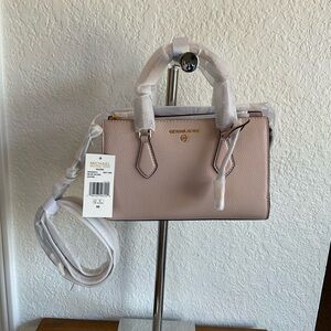 Michael Kors Pink Valerie Leather Handbag